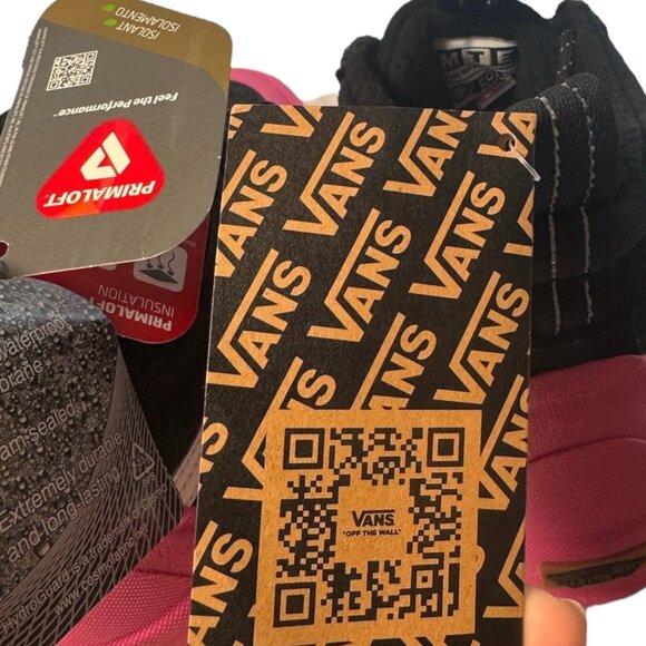 Vans Sk8-Hi MTE-2 Dip Insulated Boots Hot Pink / Black Primaloft US 8.5 / W 10 - Picture 11 of 12